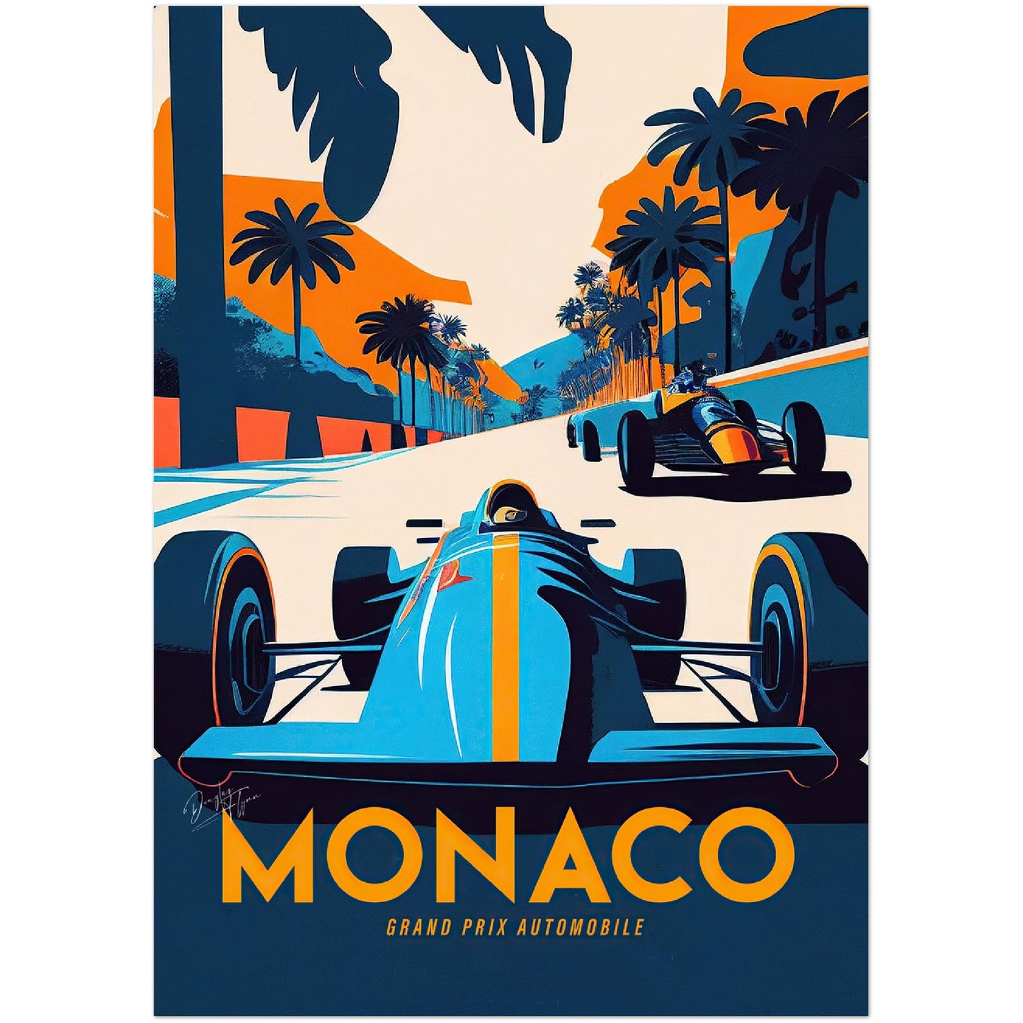 »Nostalgic Nürburgring« retro poster