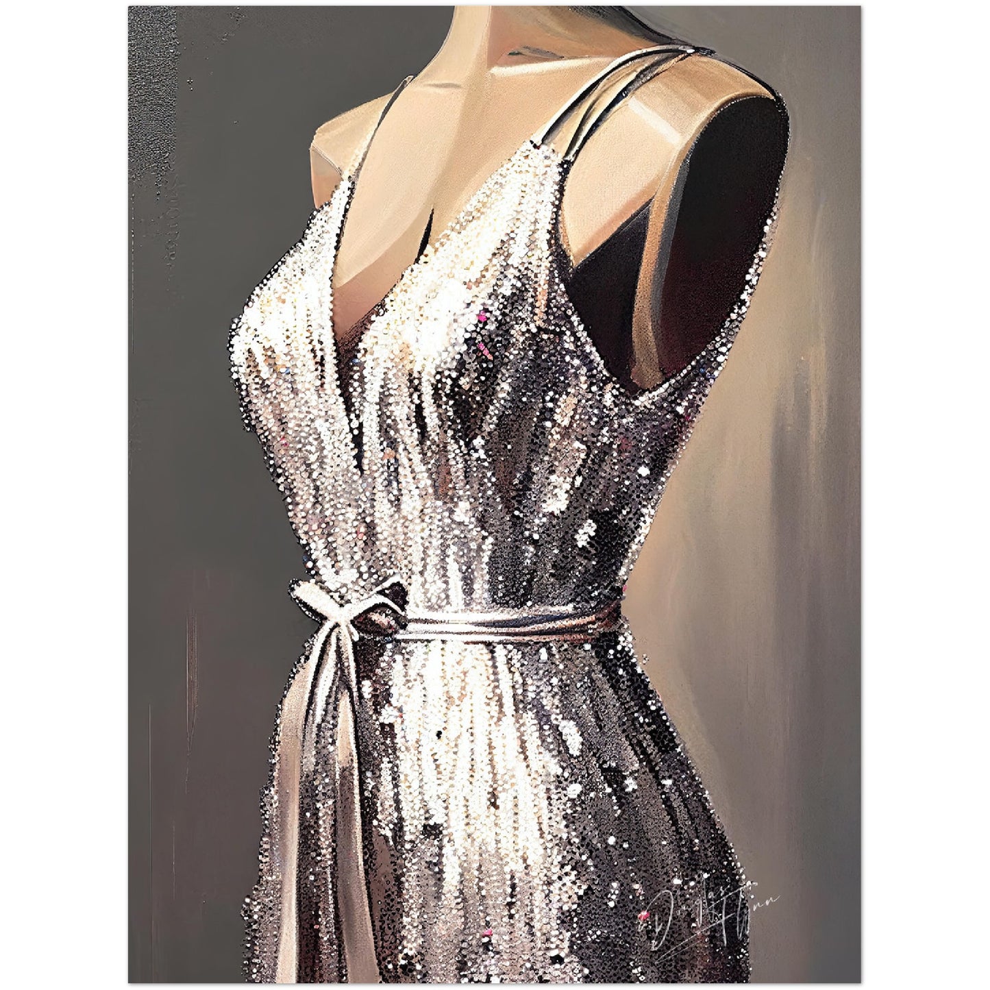 »Shiny Sequin Shift«