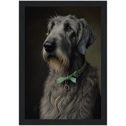 »Irish Wolfhound med rosett«