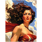 »The Lady In Red« retro poster