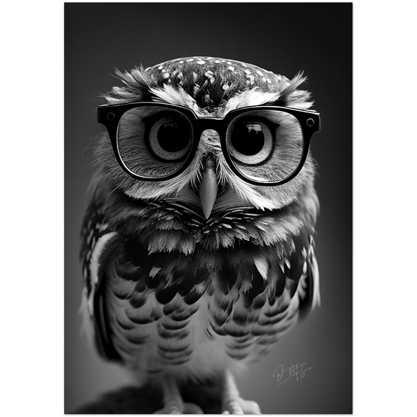 »Professor Hoots« retro poster