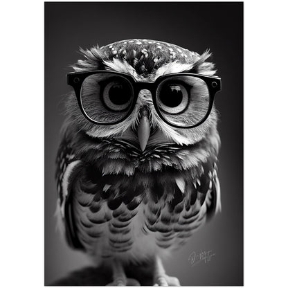 »Professor Hoots« retro poster