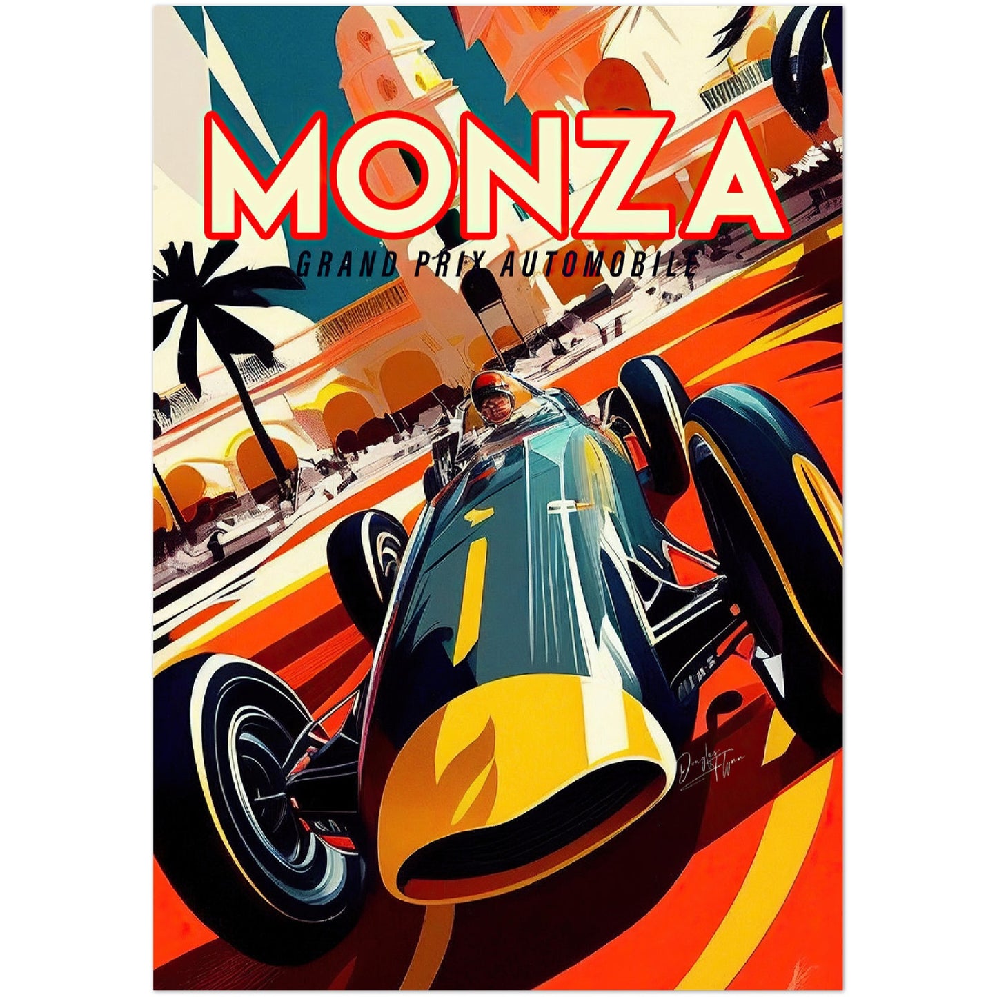 »Speed Secrets of the Past« retro poster