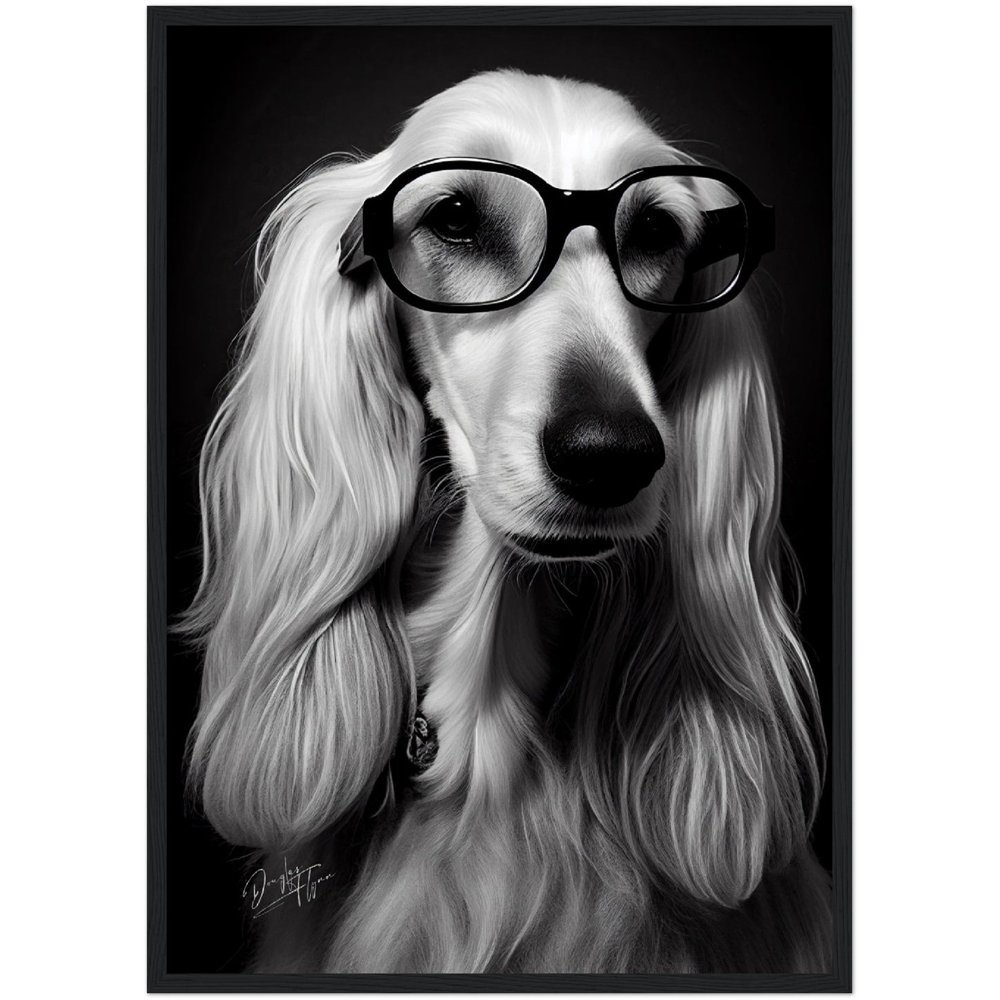 »Afghan Brainy Breed« retro poster