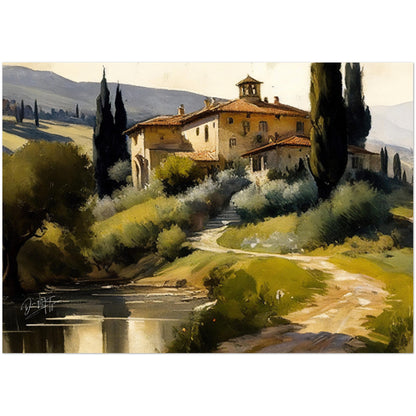 »Sun-Soaked Hills of Tuscany«