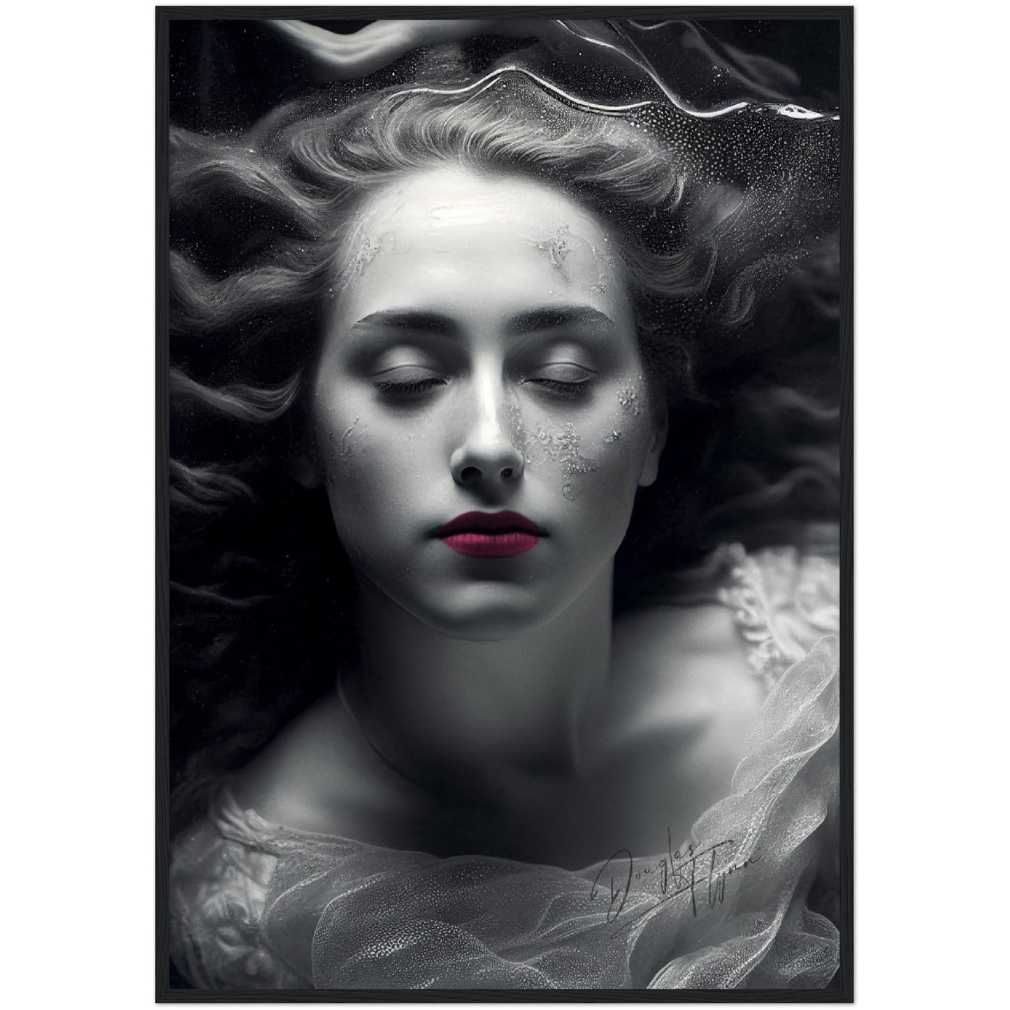 »Mermaid's Allure« retro poster