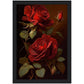 »Soft and Serene Flowers« retro poster