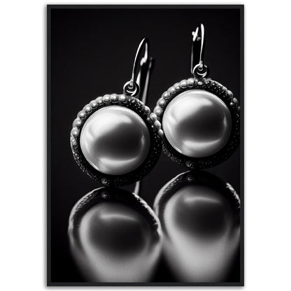 »Texture and Pearls« poster