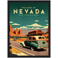 »Nevada, travel poster no 1« retro poster