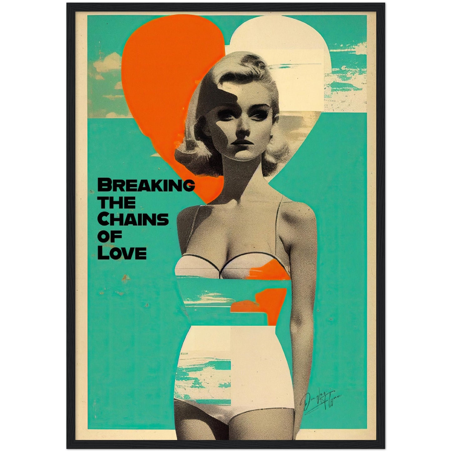 »Breaking the Chains of Love«retro poster