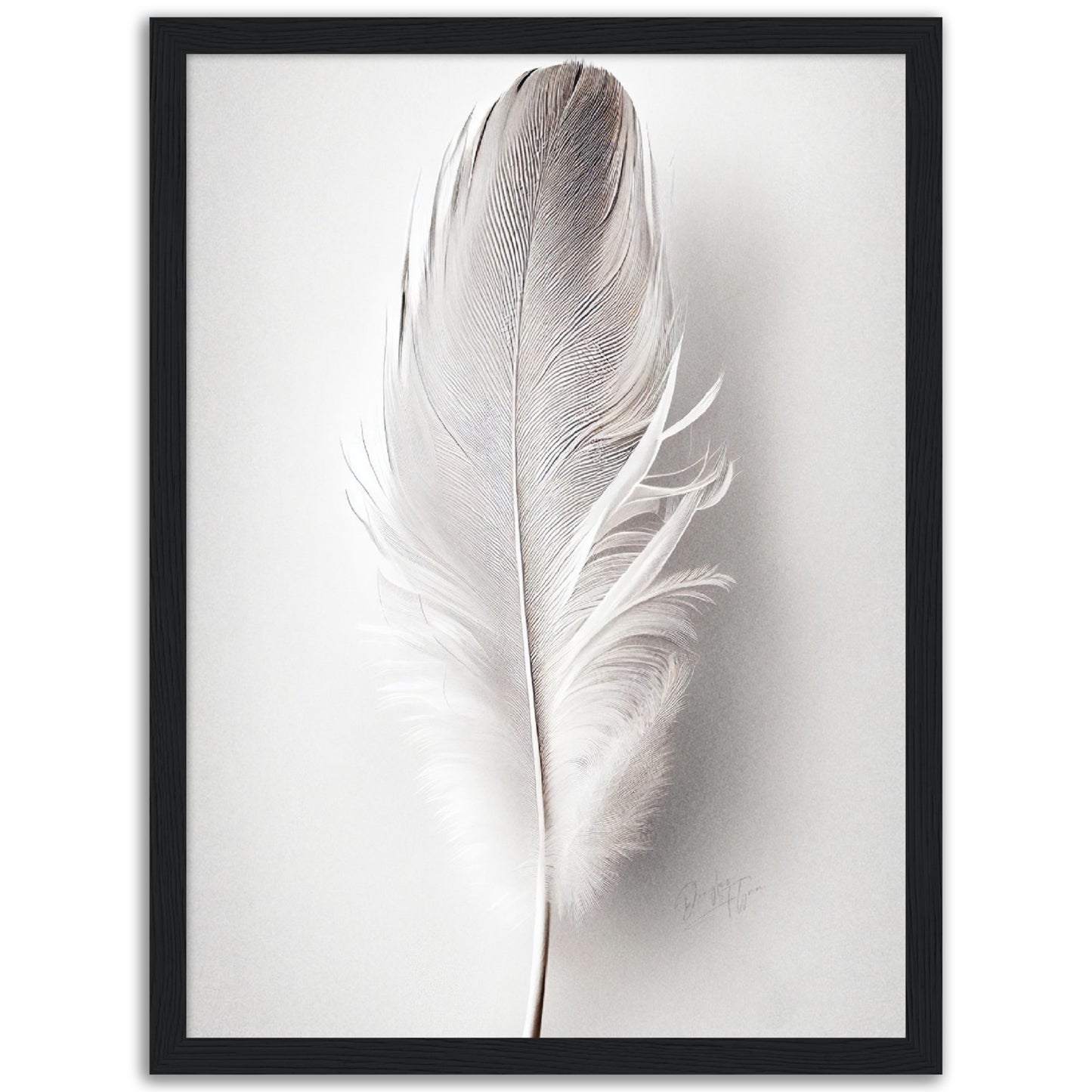 »Found a White Feather no 2« designposter
