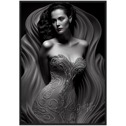 »Mermaid Couture« retro poster