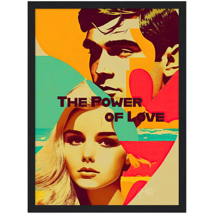 »The Power of Love«retro poster