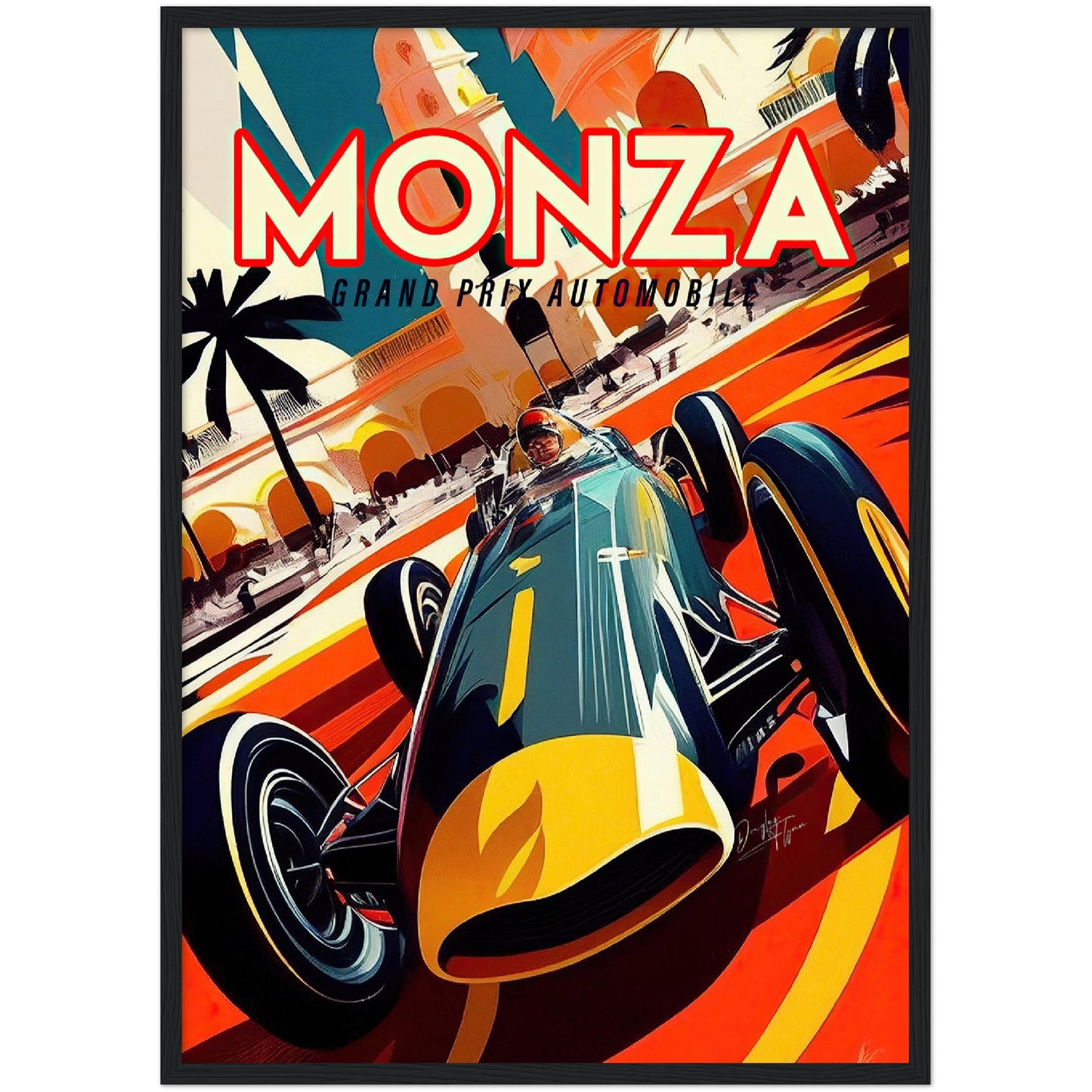 »Speed Secrets of the Past« retro poster