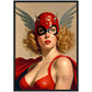 »The Scarlet Skyfighter« retro poster