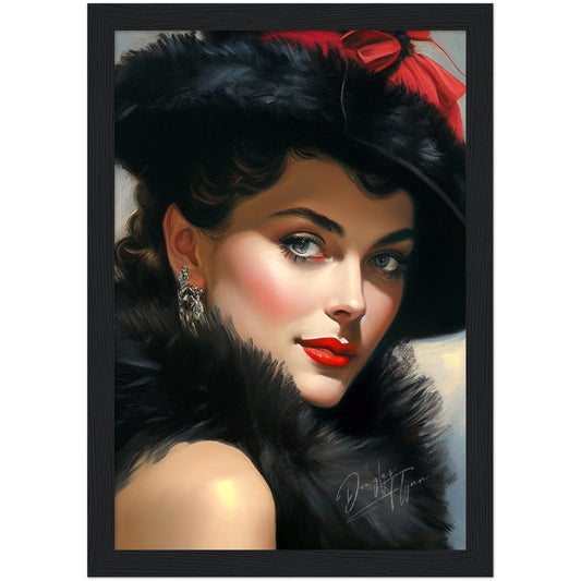 »Timeless Tessa« retro poster