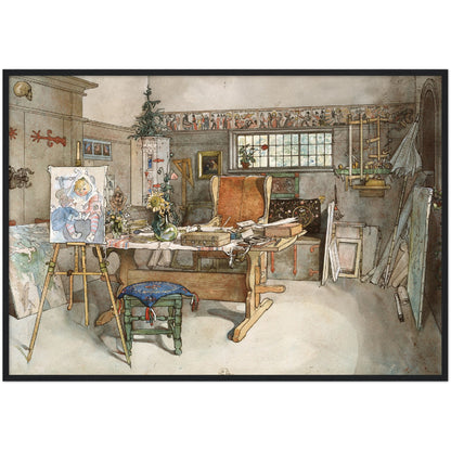»Ateljén, andra hälften« av Carl Larsson