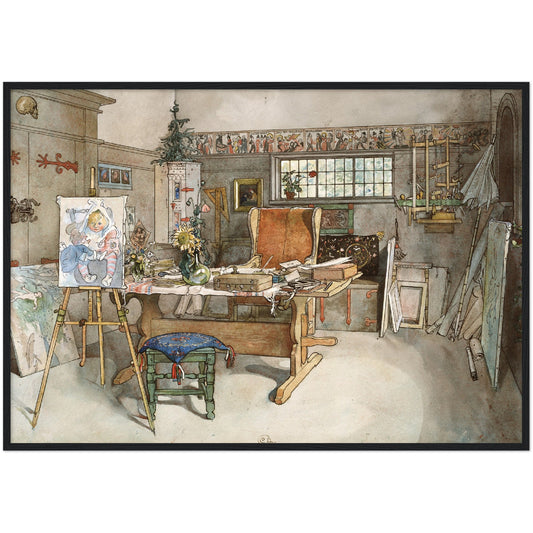 »Ateljén, andra hälften« av Carl Larsson