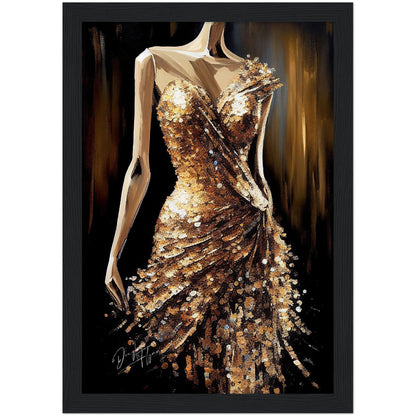 »Golden Glimmer Dress«