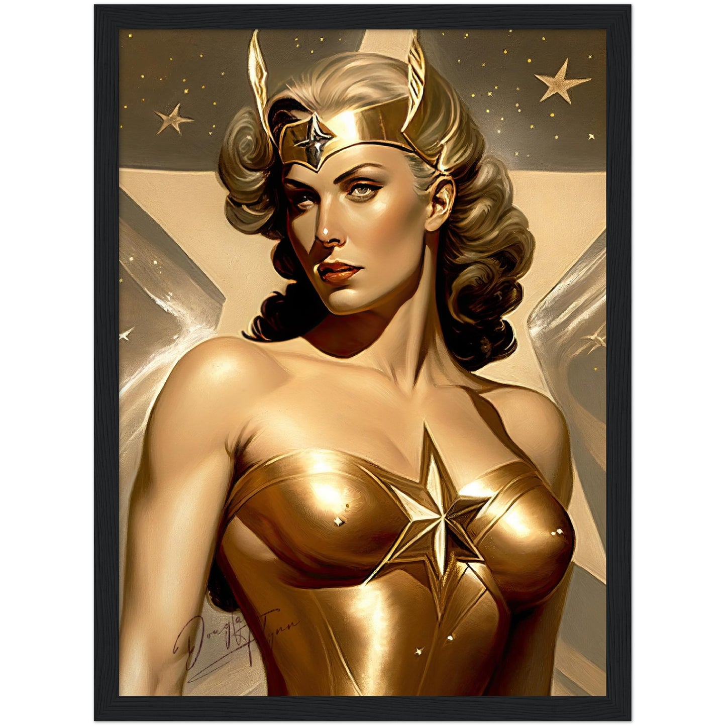 »The Sky Sentinel« retro poster