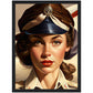 »Let me be your wingman« retro poster