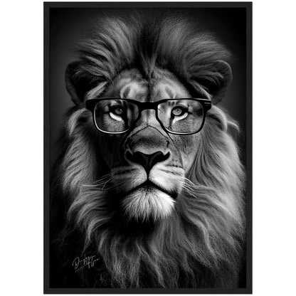 »Roaring Scholar« retro poster