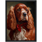 »Cocker Spaniel med rosett«