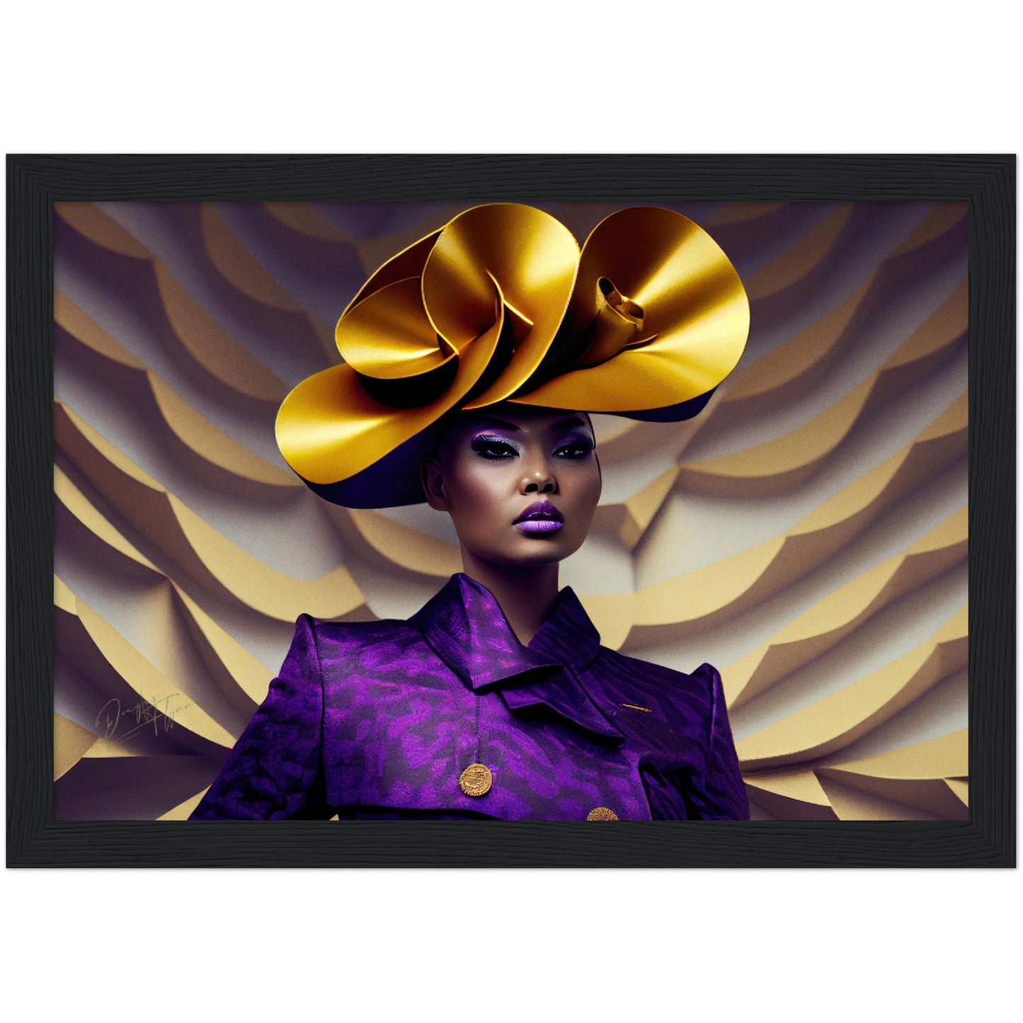 »Dazzling Details« retro poster