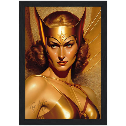 »The Solar Siren« retro poster
