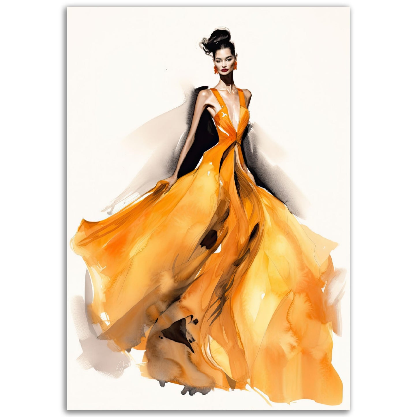 »Gown Flair« poster