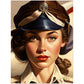 »Let me be your wingman« retro poster
