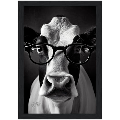 »Cattle Genius« retro poster