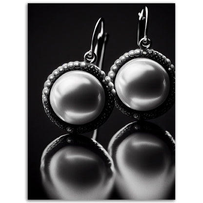 »Texture and Pearls« poster