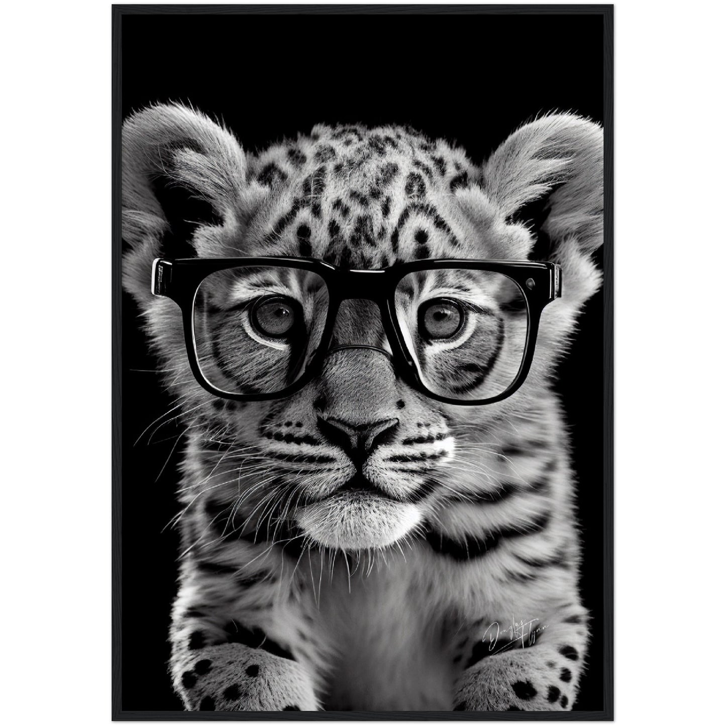 »Brainy Bengal« retro poster