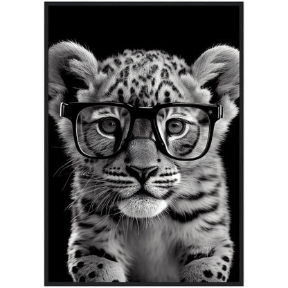 »Brainy Bengal« retro poster