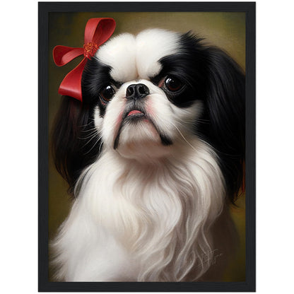 »Japanese Chin med rosett«