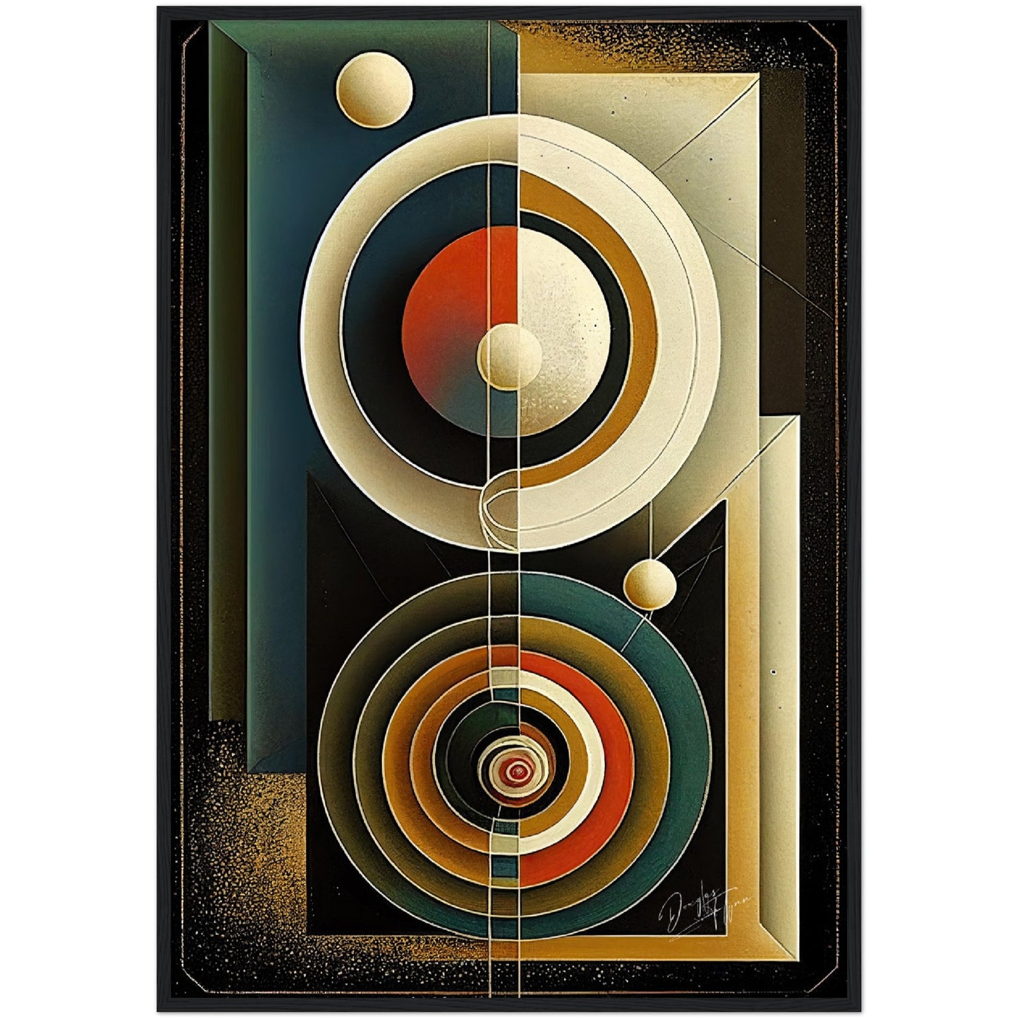 »Chromatic Chaos Theory« retro poster