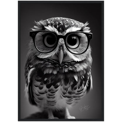 »Professor Hoots« retro poster
