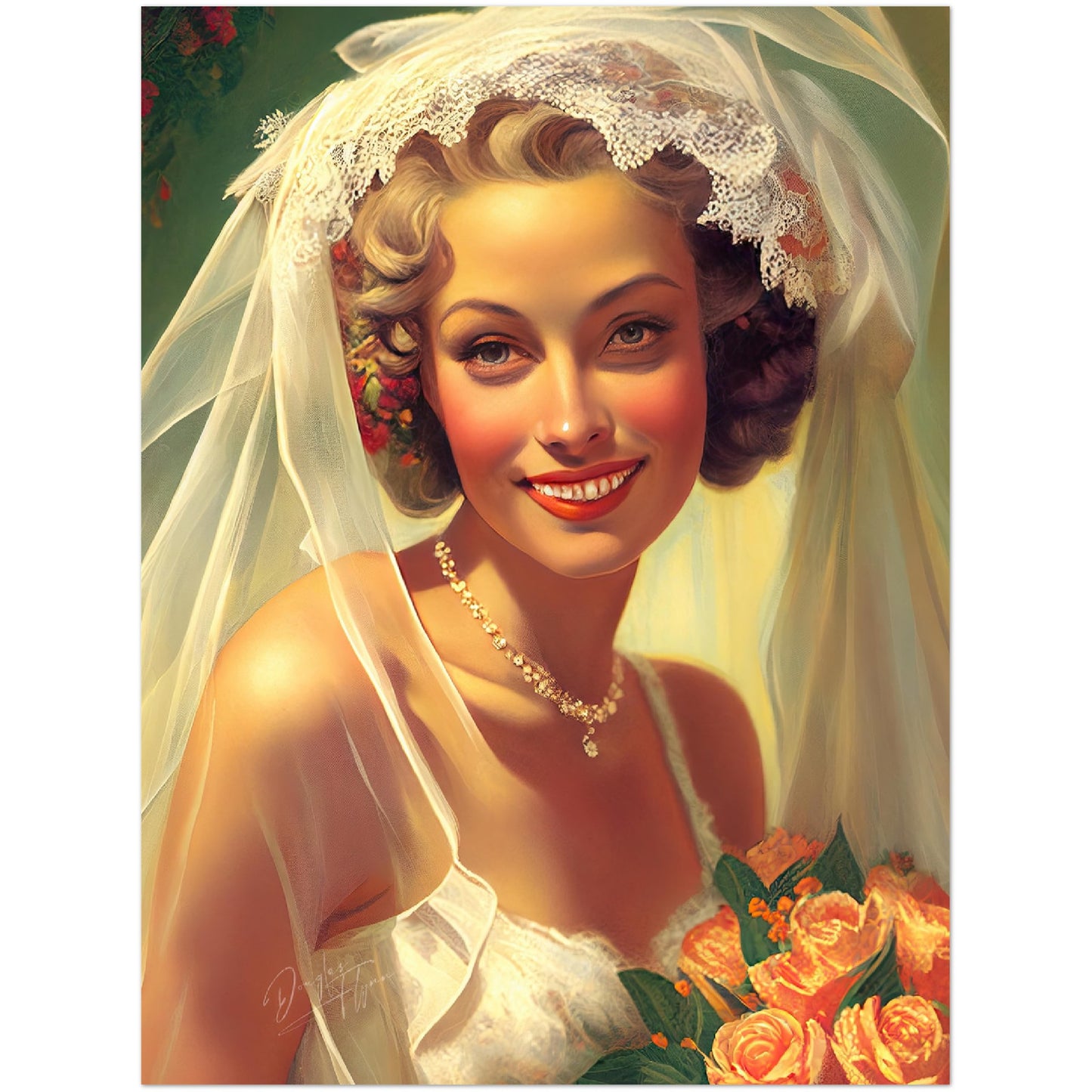 »Retro Love« retro poster