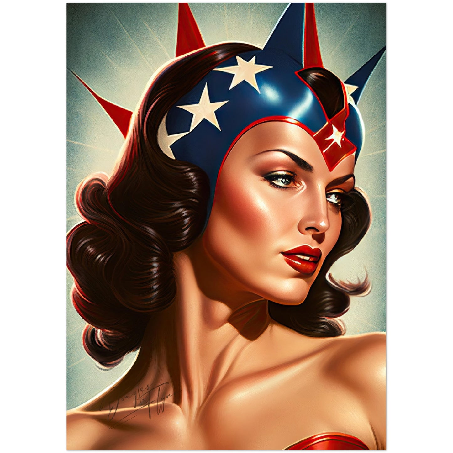 »The Patriot Protector« retro poster
