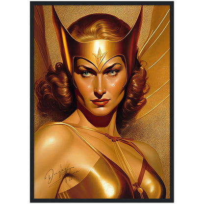 »The Solar Siren« retro poster