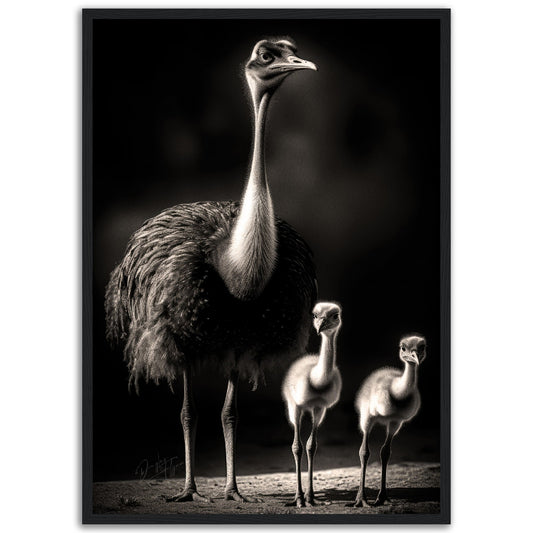 »Feathered Family of the Savannah« poster