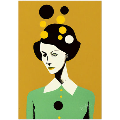 »The Woman in My Live« retro poster
