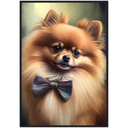 »Pomeranian med rosett«