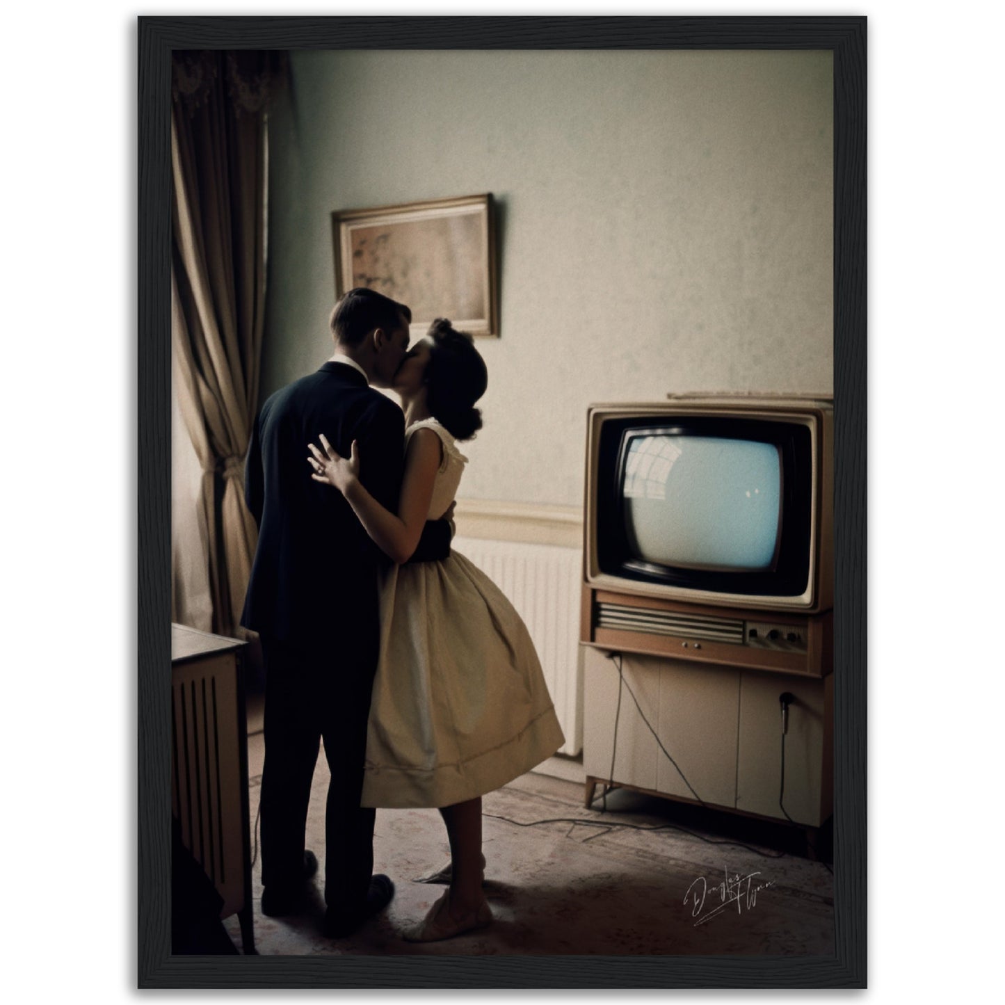 »Kiss and Say I Do« retroposter