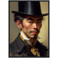 »Classic in Hat«retro poster