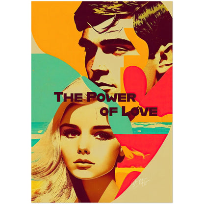 »The Power of Love«retro poster
