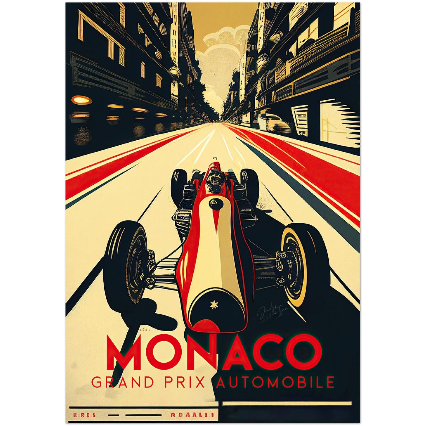 »Kickin' It Old School« retro poster