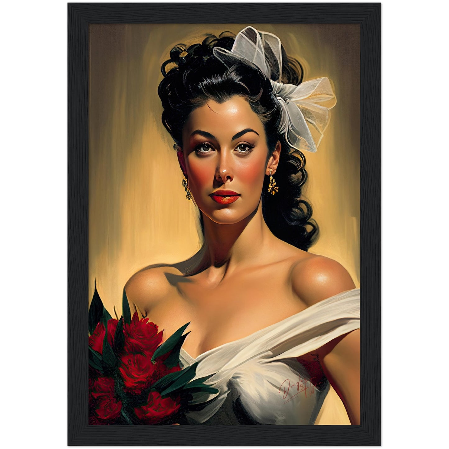 »Bridal Happiness« retro poster