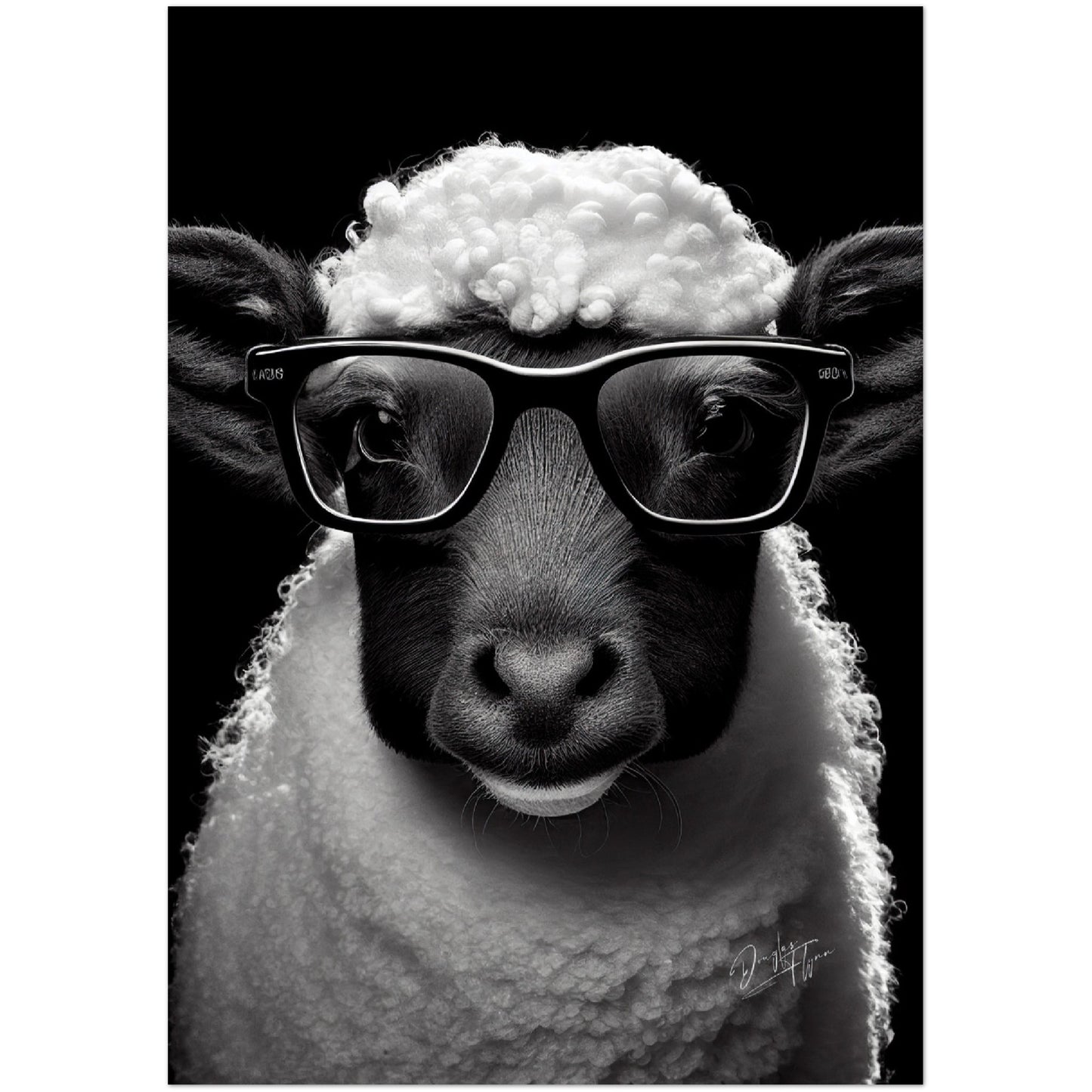 »Wolly Wisdom« retro poster